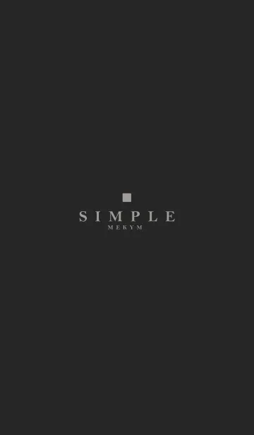 [LINE着せ替え] MATTE BLACK-SIMPLE SQUARE 12の画像1