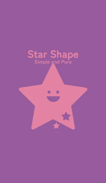 [LINE着せ替え] 星型の着せかえ カンパヌラパープルの画像1