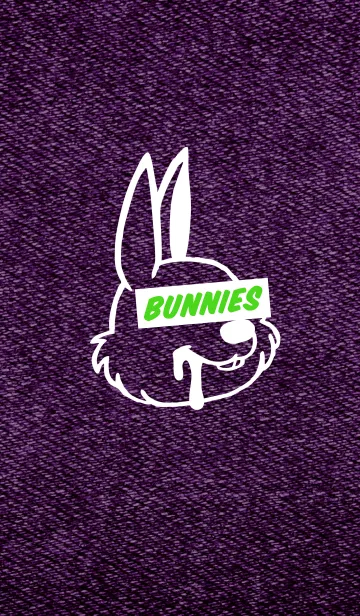 [LINE着せ替え] カラー デニム バニー 3の画像1