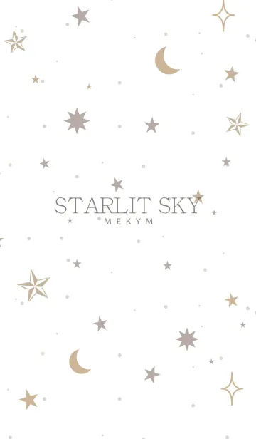 [LINE着せ替え] SIMPLE STARLIT SKY.MEKYM 9の画像1