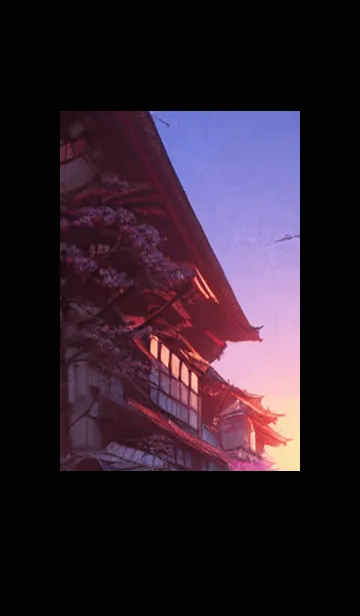 [LINE着せ替え] 和の夜桜#DL014。の画像1