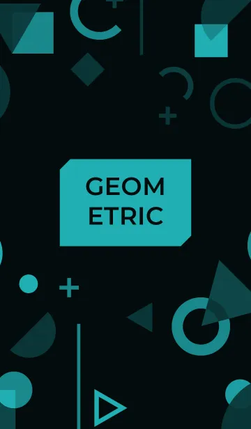 [LINE着せ替え] Jit Geometric Black Pearlの画像1