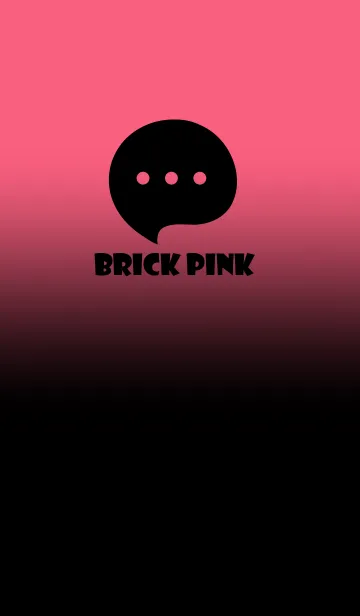 [LINE着せ替え] Black & Brick Pink Theme V4 (JP)の画像1