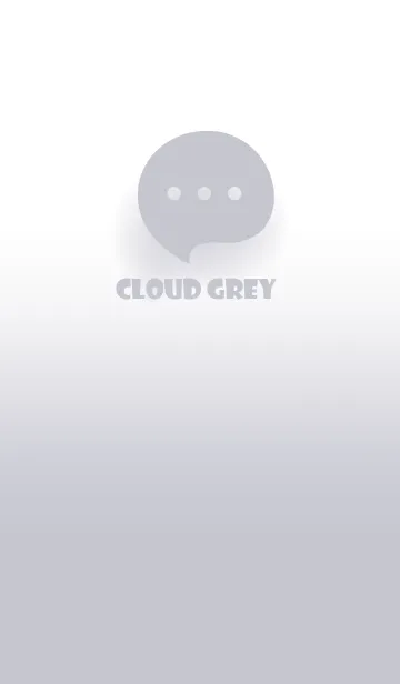 [LINE着せ替え] Cloud Gray & White Theme V.4 (JP)の画像1