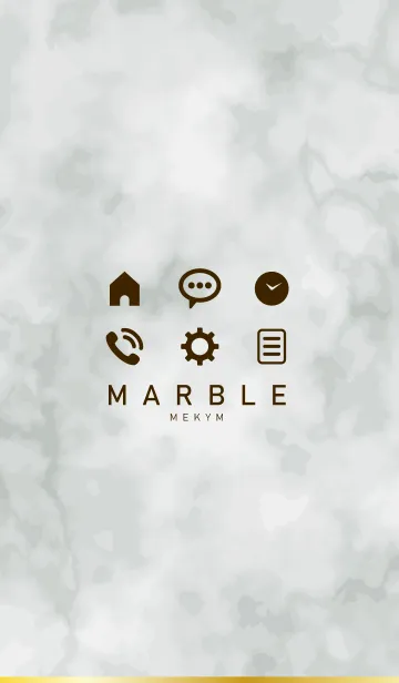 [LINE着せ替え] Marble / SIMPLE ICON 32の画像1