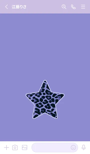 [LINE着せ替え] Leopard Star THEME 92の画像2