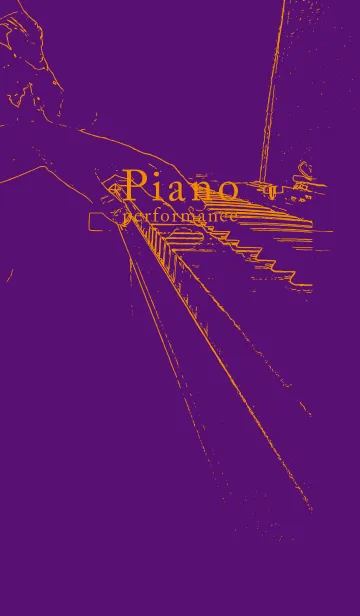 [LINE着せ替え] ピアノ演奏  ビオレの画像1