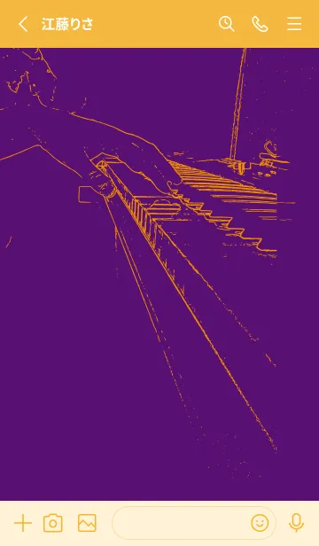 [LINE着せ替え] ピアノ演奏  ビオレの画像2