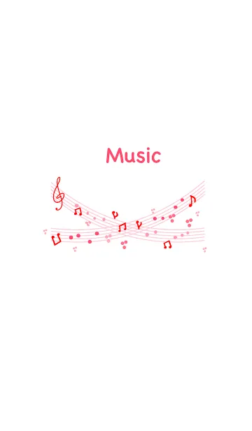 [LINE着せ替え] ピンクの音楽の画像1