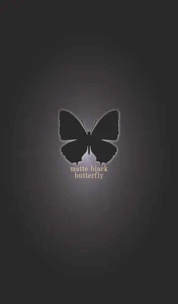 [LINE着せ替え] matte black butterfly 22の画像1