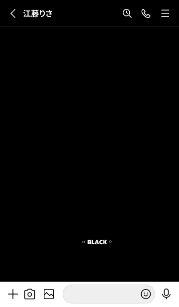 [LINE着せ替え] 男女問わず。ブラック着せ替え。の画像2