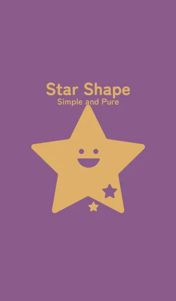 [LINE着せ替え] 星型の着せかえ 古代紫の画像1