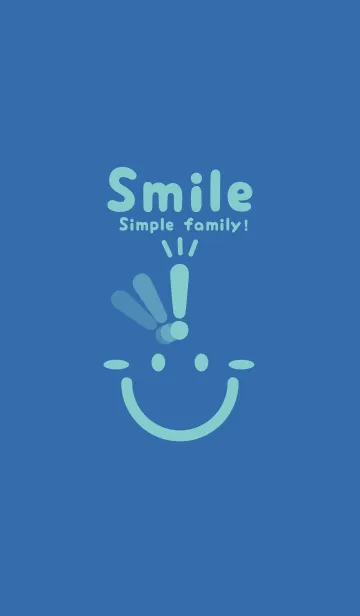 [LINE着せ替え] スマイル＆ヒラメキ ウルトラマリーンの画像1