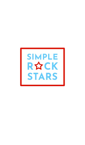 [LINE着せ替え] シンプル ロック スター 66の画像1