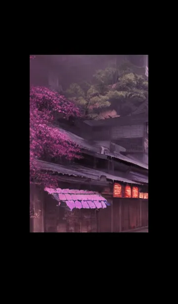 [LINE着せ替え] 和の夜桜#DM012。の画像1