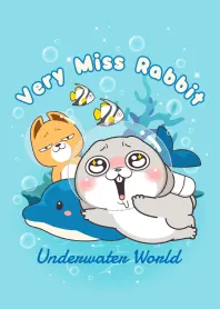 [LINE着せ替え] Very Miss Rabbit: Underwater Worldの画像1