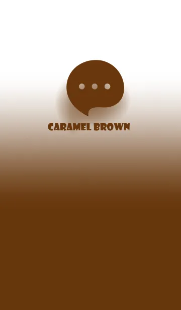 [LINE着せ替え] Caramel Brown & White Theme V.4 (JP)の画像1