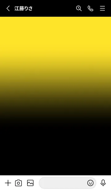 [LINE着せ替え] Black & Butter Yellow Theme V4 (JP)の画像2