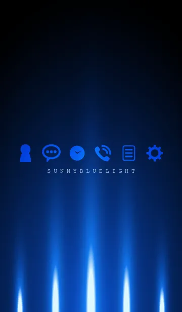 [LINE着せ替え] SUNNY BLUE LIGHT 2の画像1