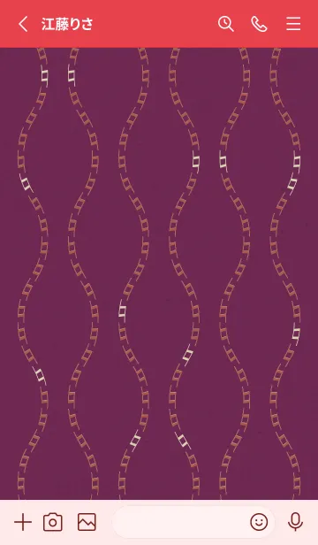 [LINE着せ替え] 和音 立涌とナチュラル 艶やか06版の画像2