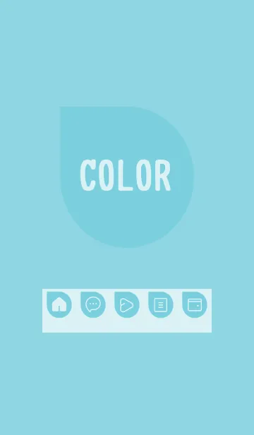 [LINE着せ替え] green color J46の画像1