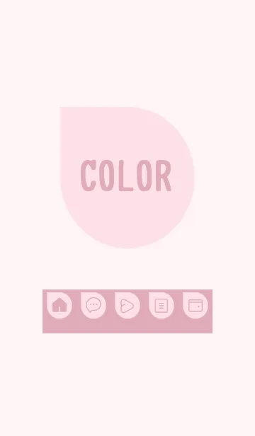 [LINE着せ替え] pink color J25の画像1
