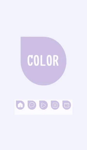 [LINE着せ替え] purple color J24の画像1