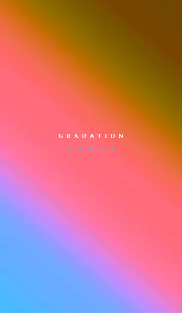 [LINE着せ替え] グラデーション ミニ スター 210の画像1