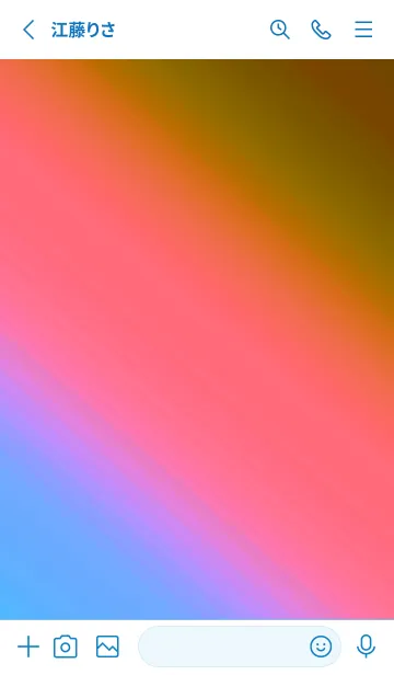 [LINE着せ替え] グラデーション ミニ スター 210の画像2