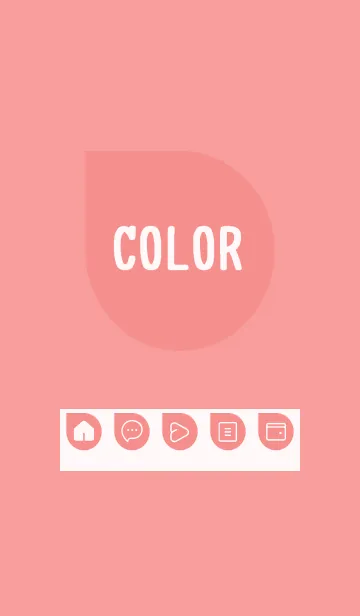 [LINE着せ替え] red color J21の画像1