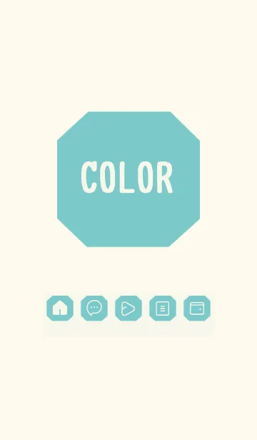 [LINE着せ替え] beige color K24の画像1