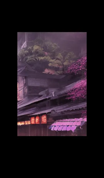 [LINE着せ替え] 和の夜桜#DM45。の画像1