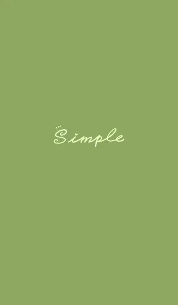 [LINE着せ替え] Simple Color J-Green (Gr4)の画像1