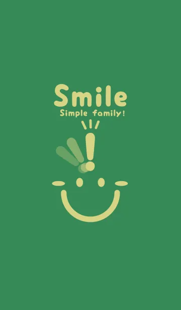 [LINE着せ替え] スマイル＆ヒラメキ 牧草色の画像1