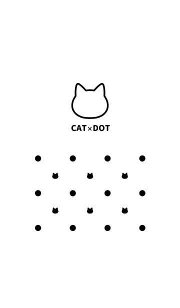 [LINE着せ替え] CAT×DOT 1の画像1