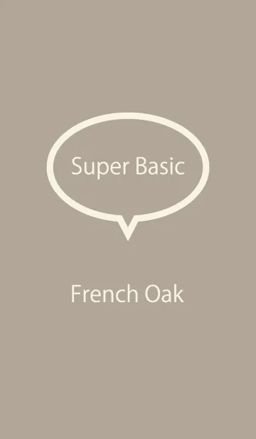 [LINE着せ替え] Super Basic French Oakの画像1