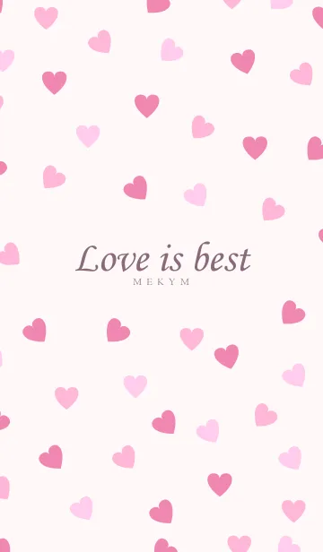 [LINE着せ替え] Love is best - PINK 4の画像1
