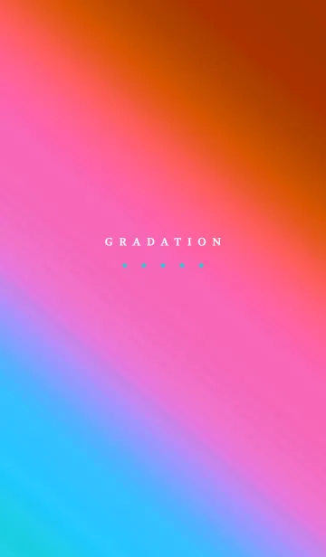 [LINE着せ替え] グラデーション ミニ スター 209の画像1