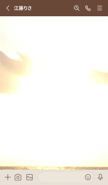 [LINE着せ替え] 運気が上昇する黄金色に輝く海は幸運を招くの画像2