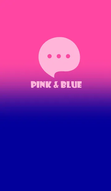 [LINE着せ替え] Blue& Pink V5 (JP)の画像1