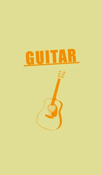 [LINE着せ替え] GUITAR COLOR  メロンイエローの画像1