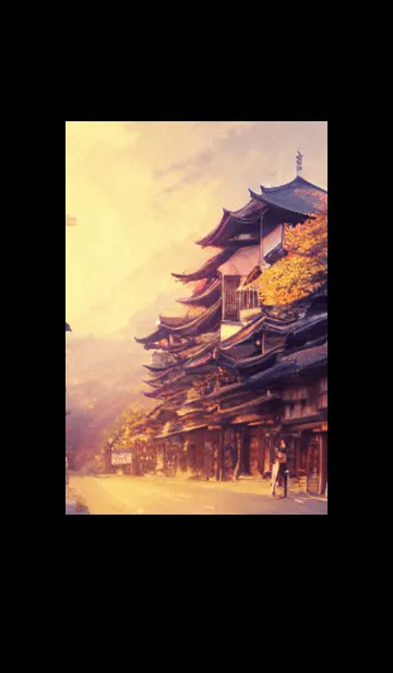 [LINE着せ替え] 和の夜桜#DN128。の画像1