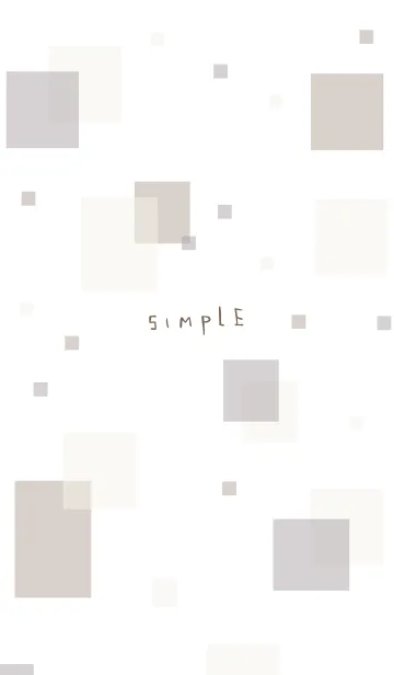 [LINE着せ替え] 大人シンプル四角10の画像1