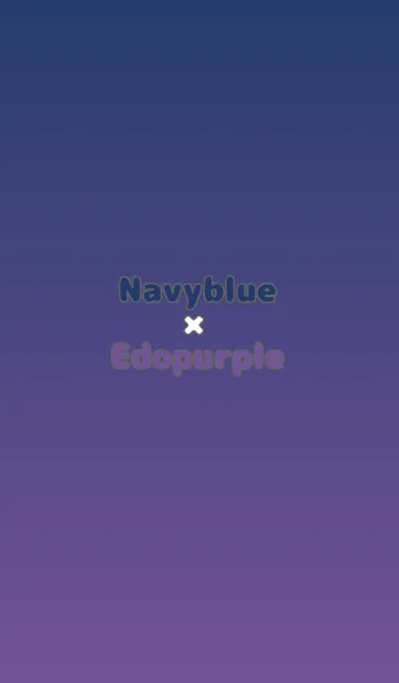 [LINE着せ替え] 紺色★江戸紫.TKCの画像1