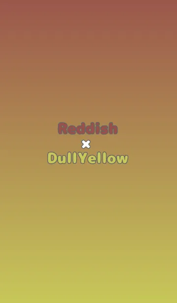 [LINE着せ替え] 小豆色★くすみイエロー.TKCの画像1