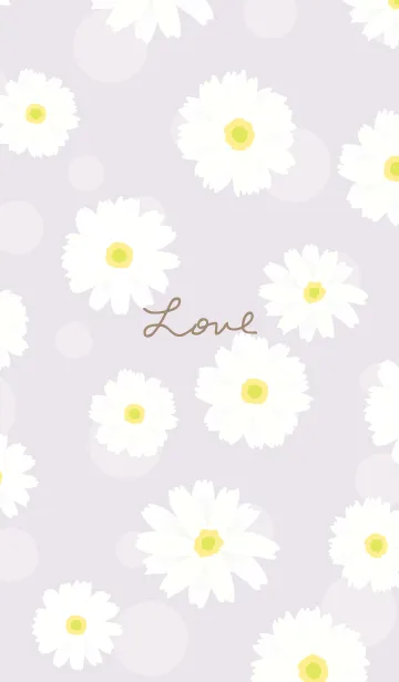 [LINE着せ替え] かわいいデイジー 2の画像1