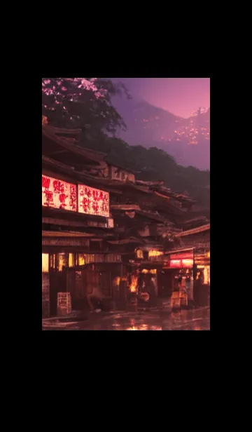 [LINE着せ替え] 和の夜桜#DN115。の画像1