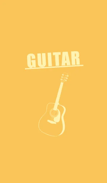 [LINE着せ替え] GUITAR COLOR  サフランイエローの画像1