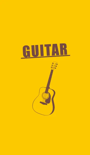 [LINE着せ替え] GUITAR COLOR  向日葵色の画像1