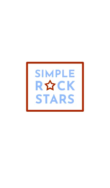 [LINE着せ替え] シンプル ロック スター 67の画像1
